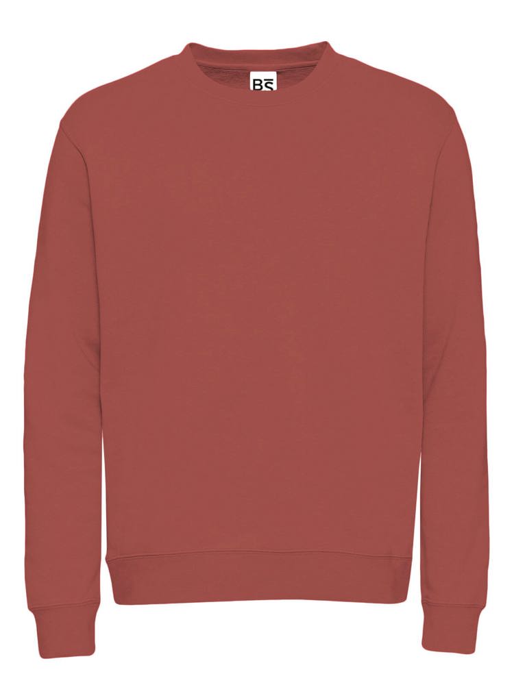 BS Ginger sweater, 280 gr/m² - met logo of onbedrukt bestellen - Rust (PMS 7524C)