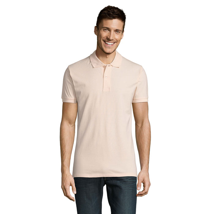 PERFECT MEN - PERFECT HEREN Polo 180g - voor bedrijven en relatiegeschenken - Roomroze