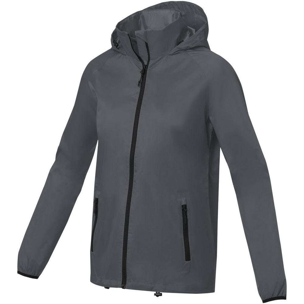 Dinlas lichtgewicht dames jas - voor bedrijven en relatiegeschenken - Stormgrijs