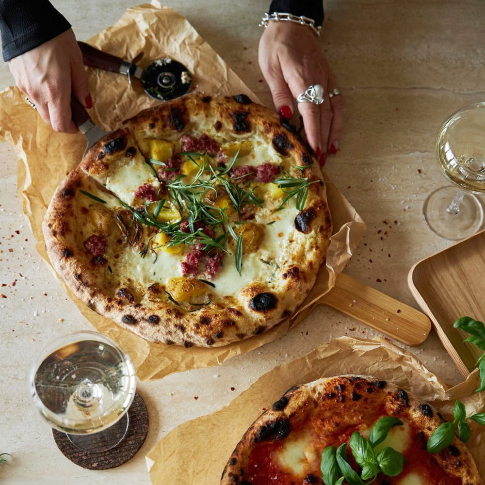 Sagaform Astrid pizza/taartenset 2 st.