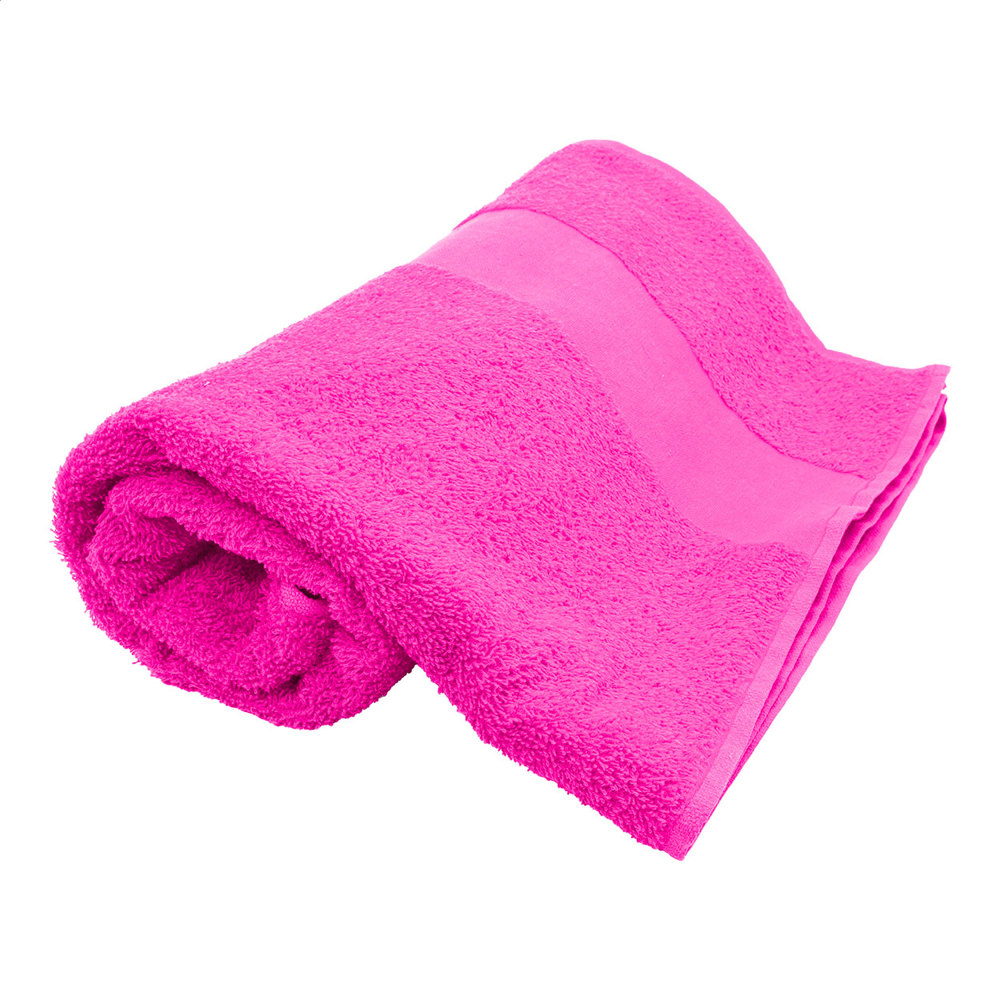 Terry L - Katoenen badstof handdoek - 70×140 cm - kopen of bedrukken - Fuchsia