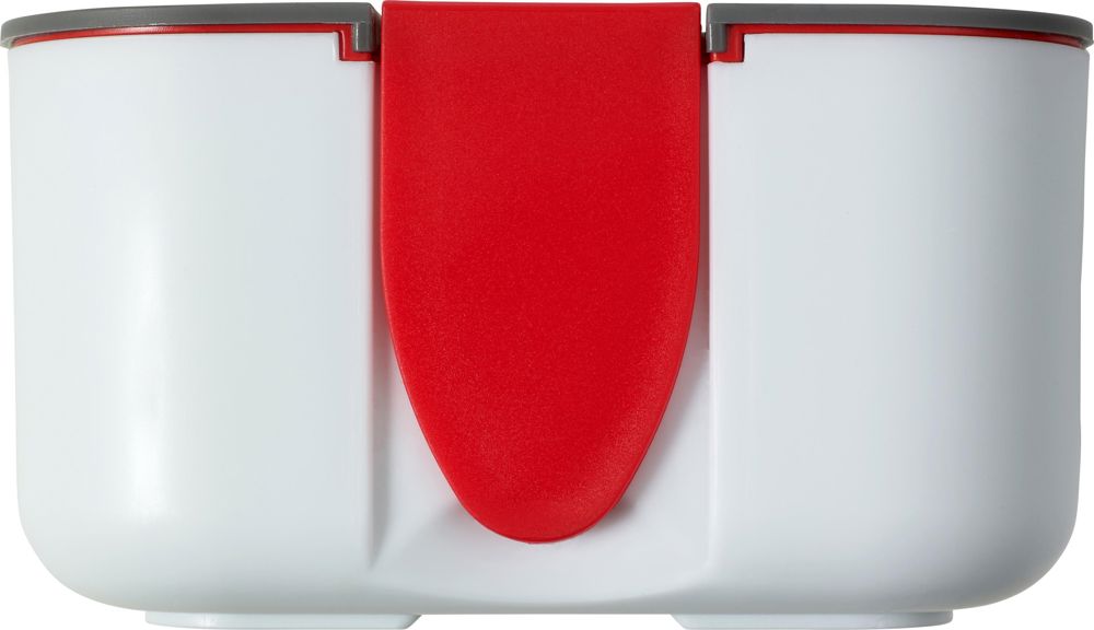 PP en siliconen lunchbox Veronica - met logo of onbedrukt bestellen - Rood