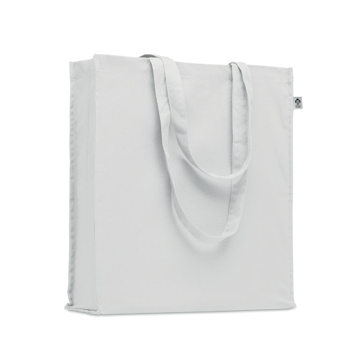 BENTE COLOUR - Boodschappentas organisch katoe - met logo of onbedrukt bestellen - wit