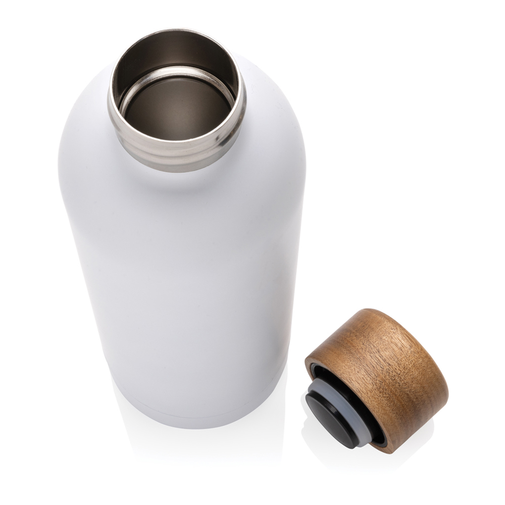 Wood RCS-gecertificeerde gerecycled rvs vacuümfles