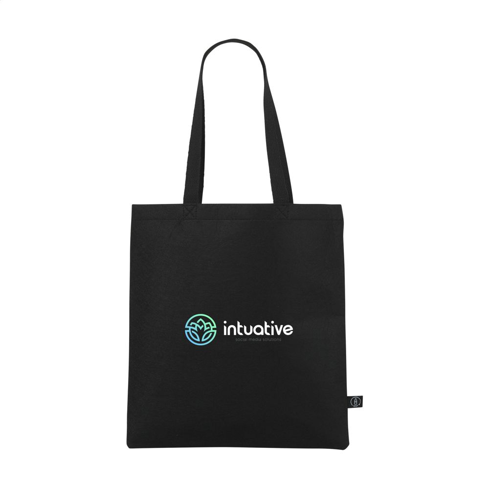 Feltro GRS RPET Shopper winkeltas - met logo of onbedrukt bestellen - Zwart