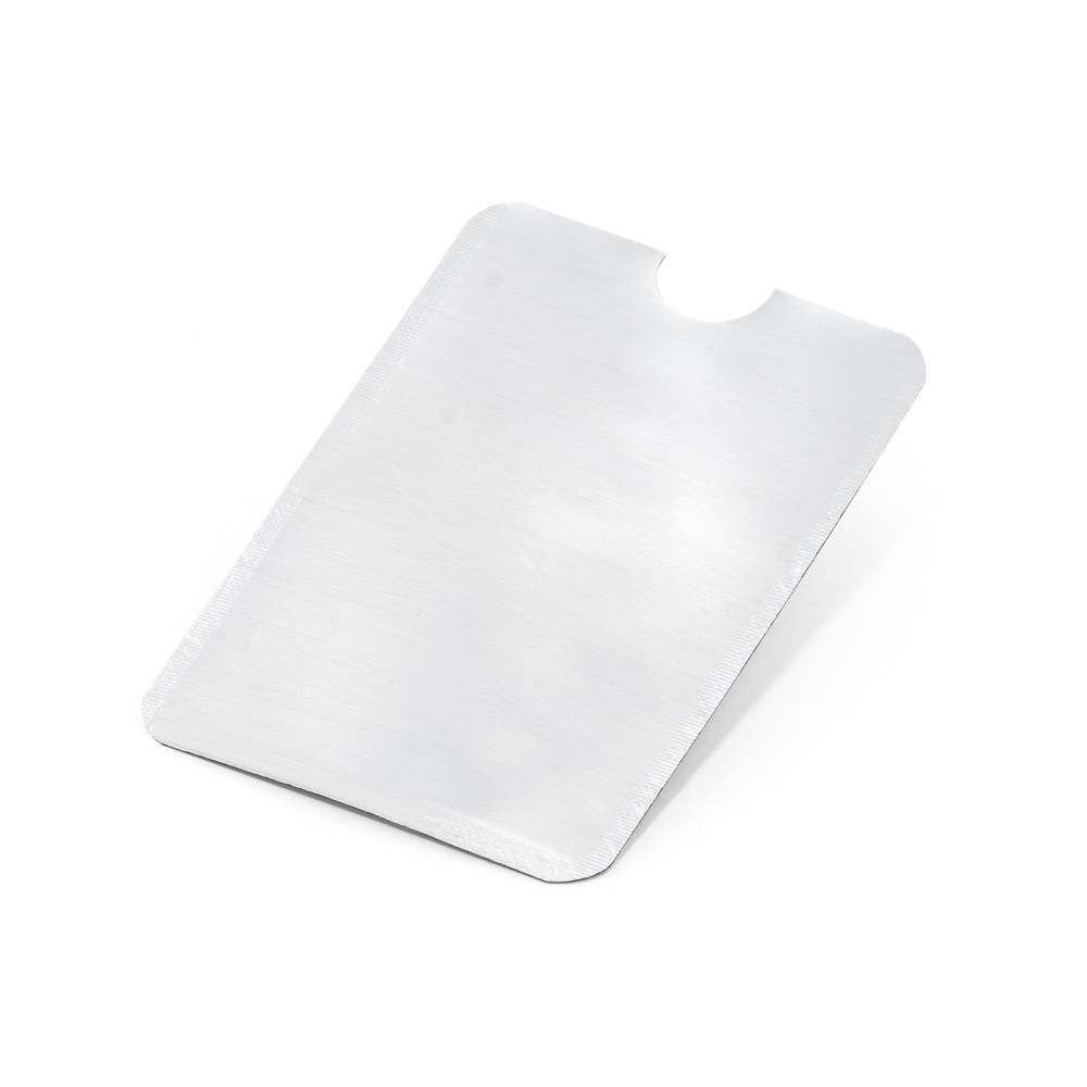 MEITNER. RFID-blokkerende aluminium kaarthouder - met logo of onbedrukt bestellen - wit
