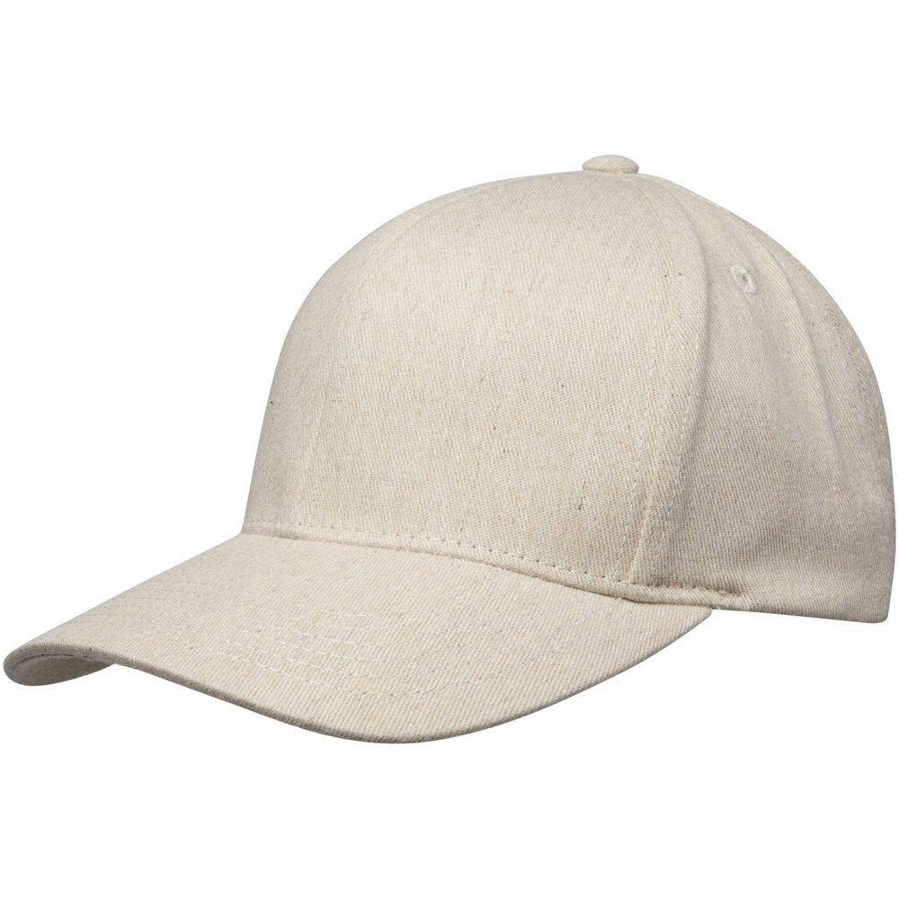 Opal 6 panel Aware™ gerecyclede cap - voor bedrijven en relatiegeschenken - Havermout