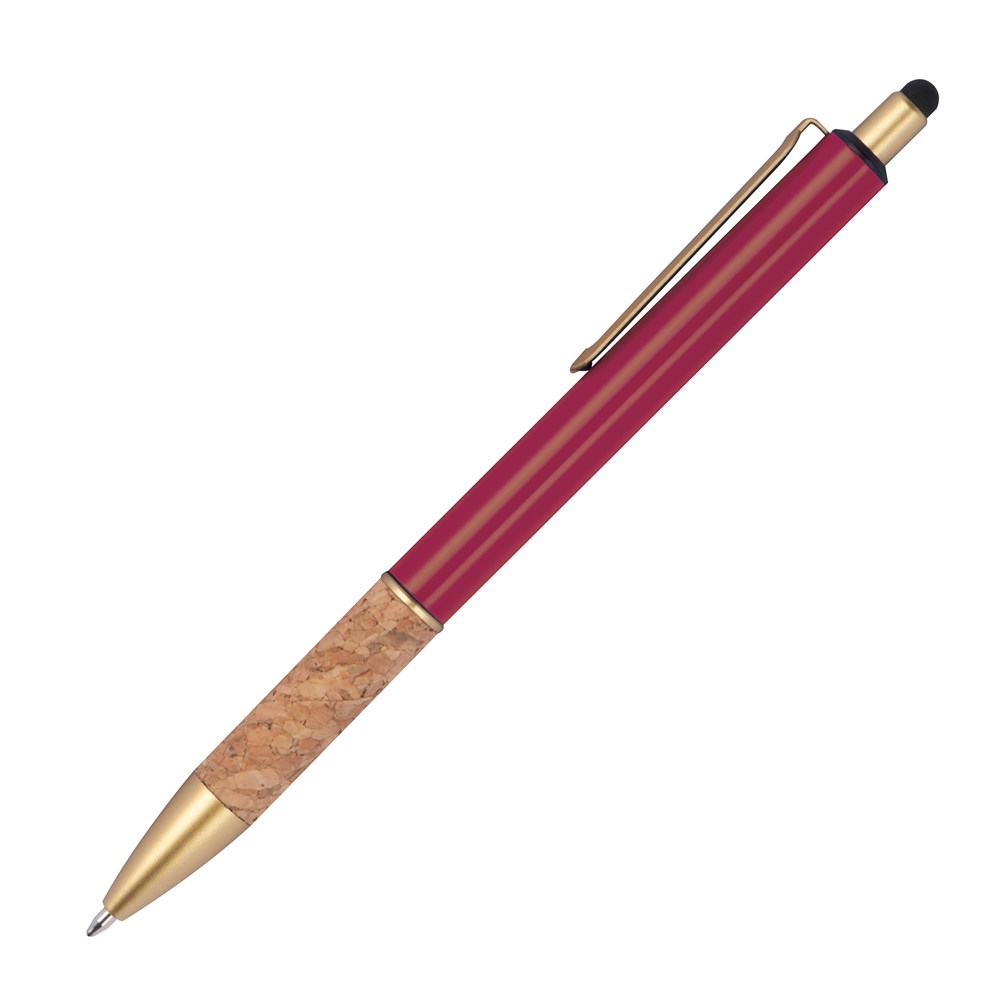 Pen met grip van kurk