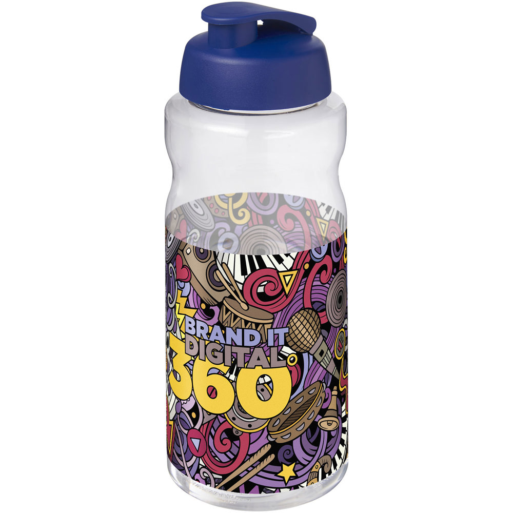 H2O Active® Big Base 1 l drinkfles met klapdeksel