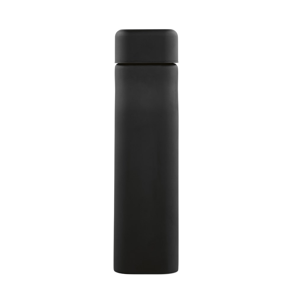 Virtuos Fles Gerecycled Roestvrij Staal 1030 ml - Zwart
