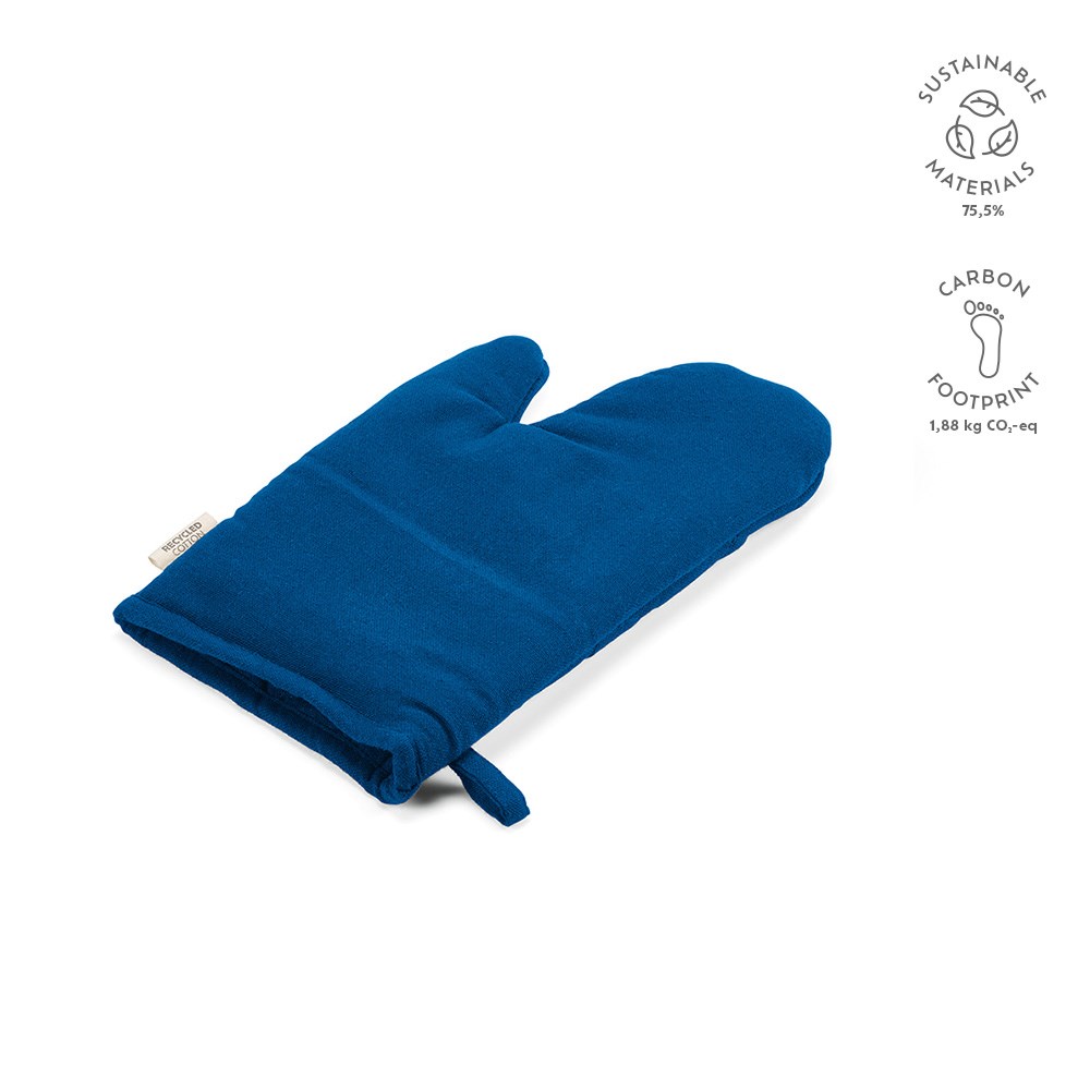 Titiaan Keukenhandschoen Gerecycled Katoen 220 gsm - kopen of bedrukken - blauw