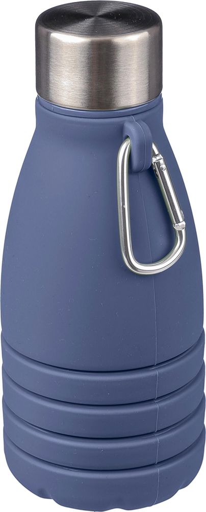 Siliconen opvouwbare drinkfles 550 ml Erin - met logo of onbedrukt bestellen