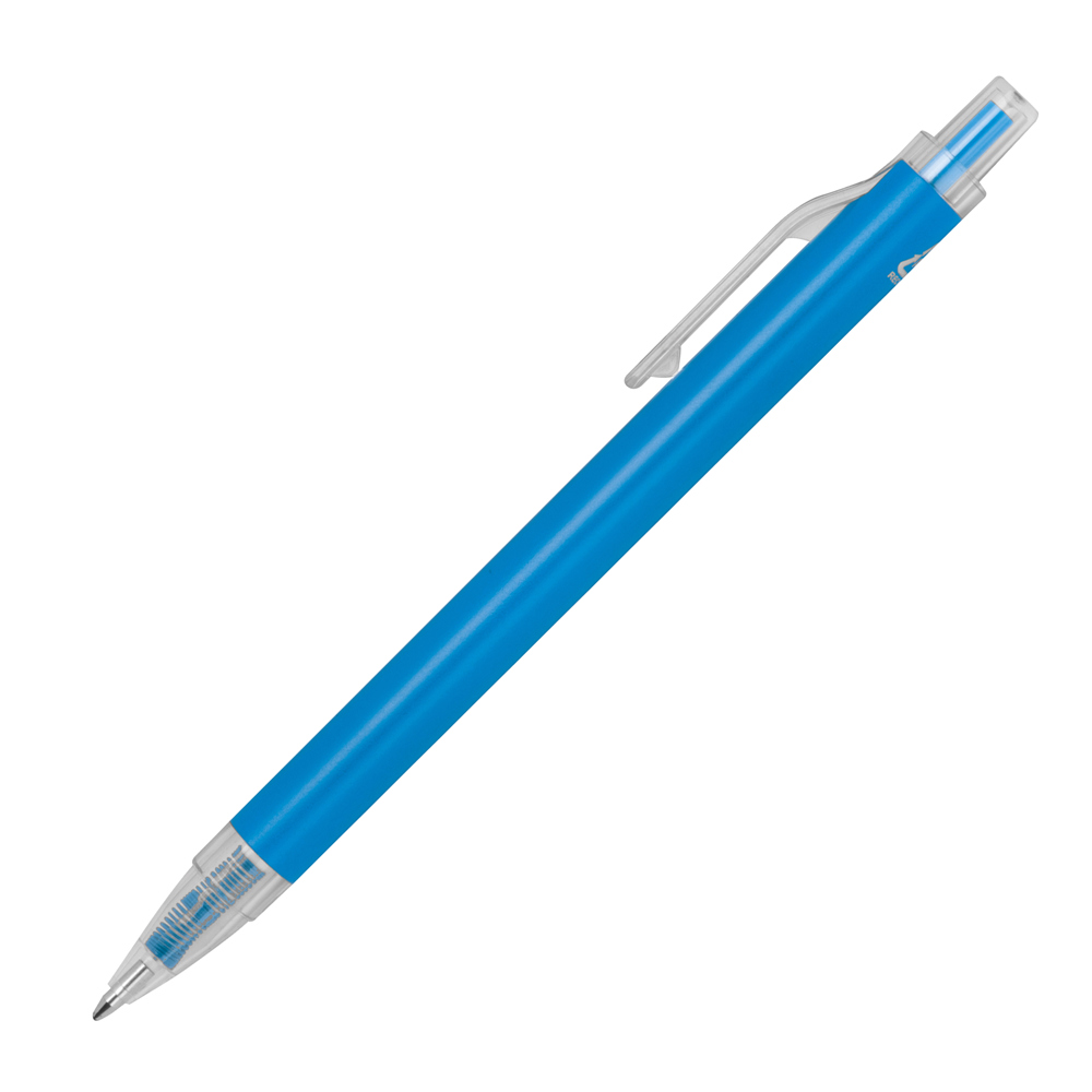 Balpen met transparante clip