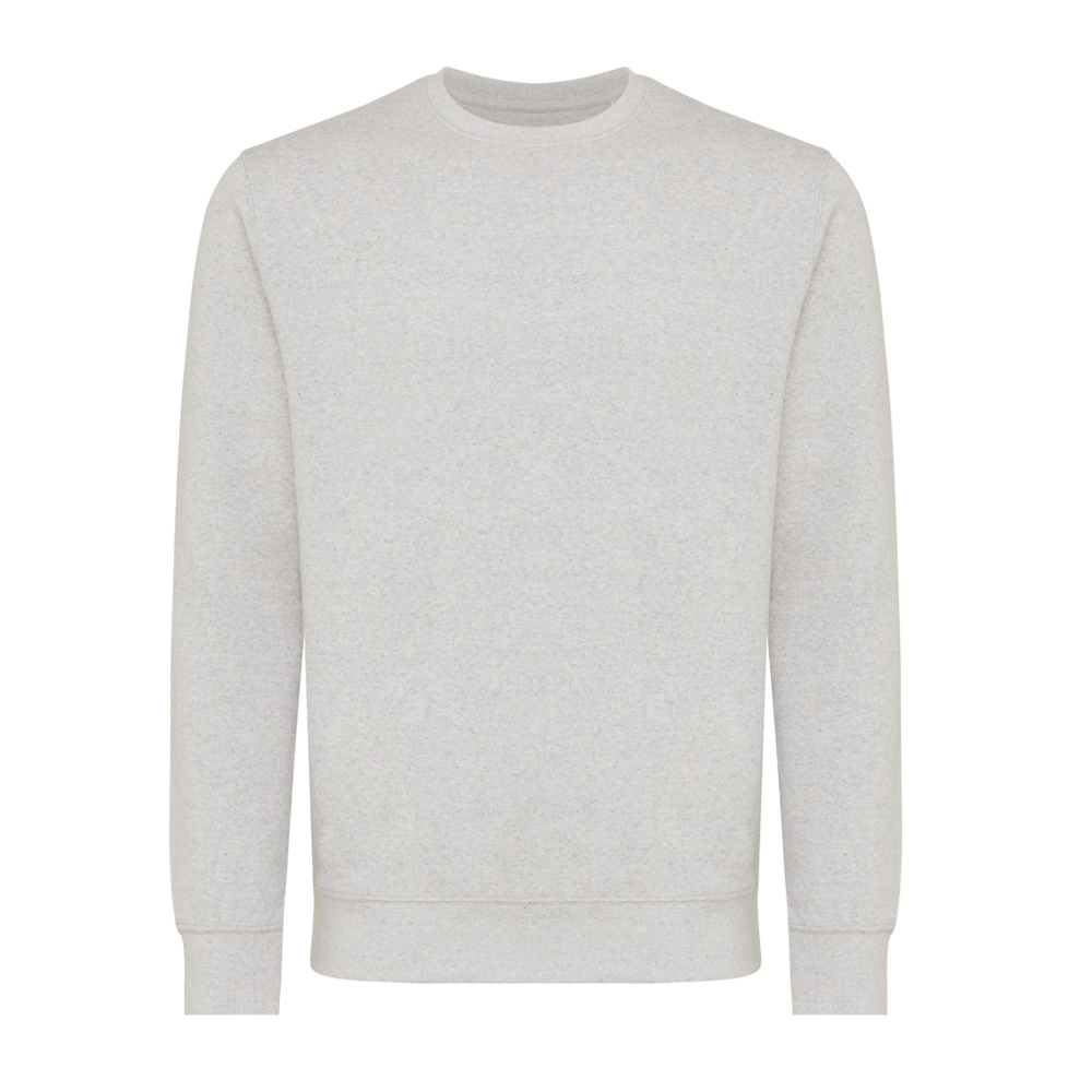 IQONIQ Etosha lichtgewicht gerecycled katoen sweater - kopen of bedrukken - light heather grey (± PMS light heather grey)