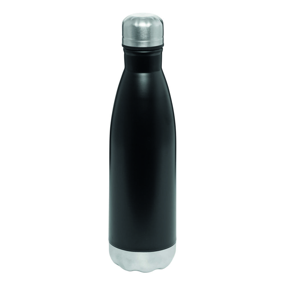 GOLDEN TASTE - Vacuüm-isoleer-drinkfles - kopen of bedrukken - Zwart