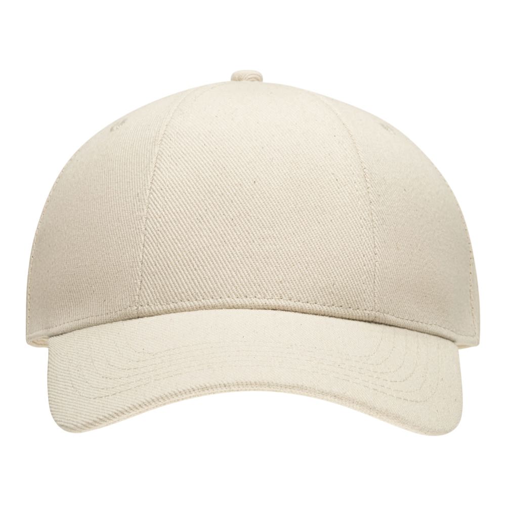 Turned brushed cap - met logo of onbedrukt bestellen - Naturel (Natural) / Naturel
