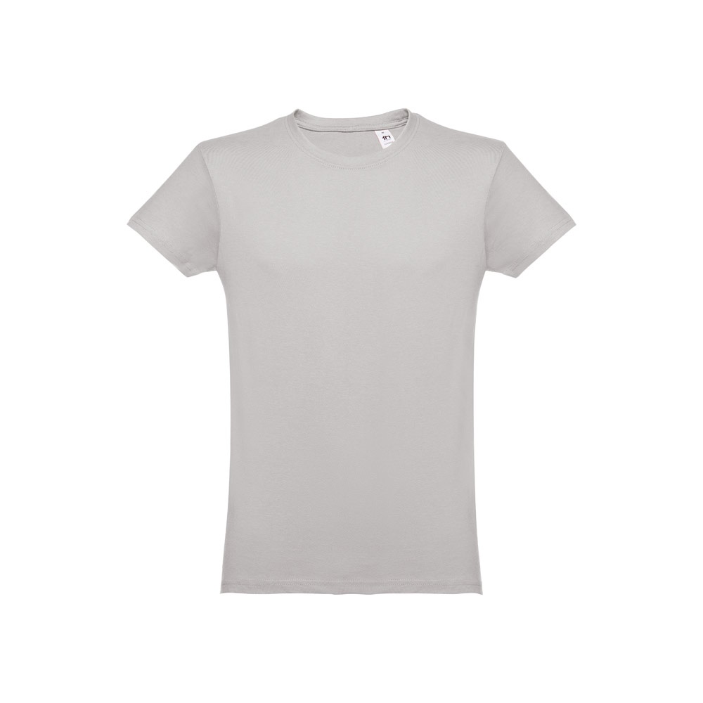 THC LUANDA. Heren-T-shirt in tubekatoen - voor bedrijven en relatiegeschenken - Licht Grijs