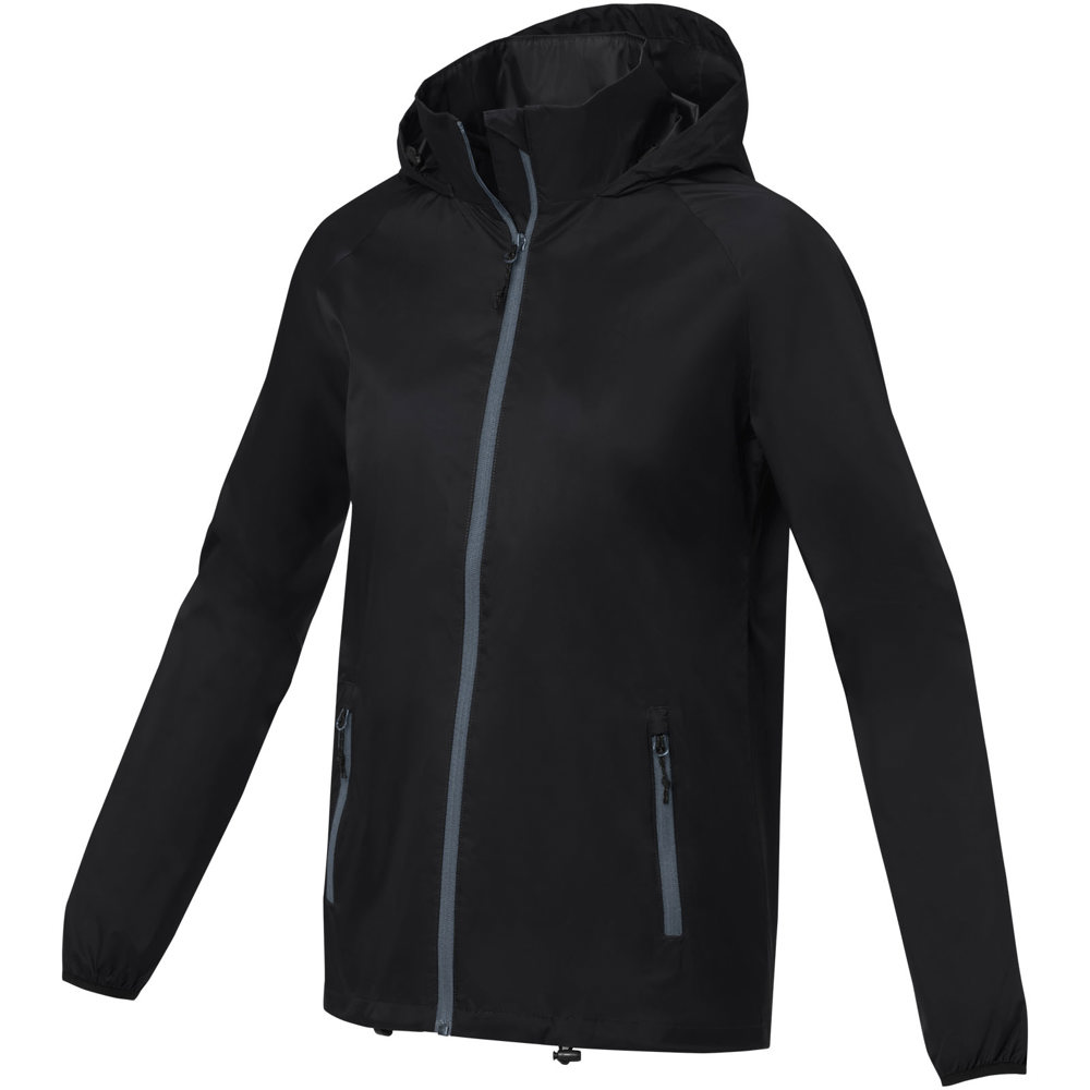 Dinlas lichtgewicht dames jas - voor bedrijven en relatiegeschenken - Zwart