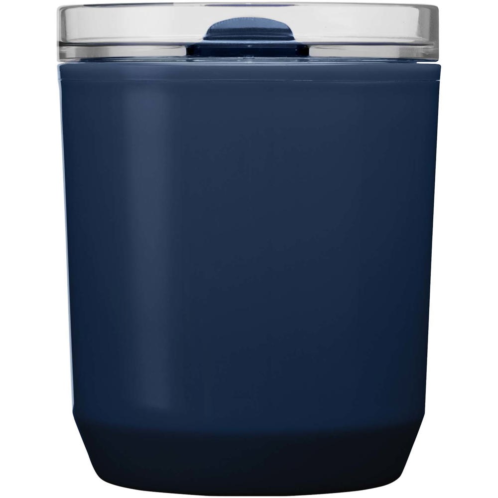 Hudson 180 ml dubbelwandige beker van gerecycled plastic