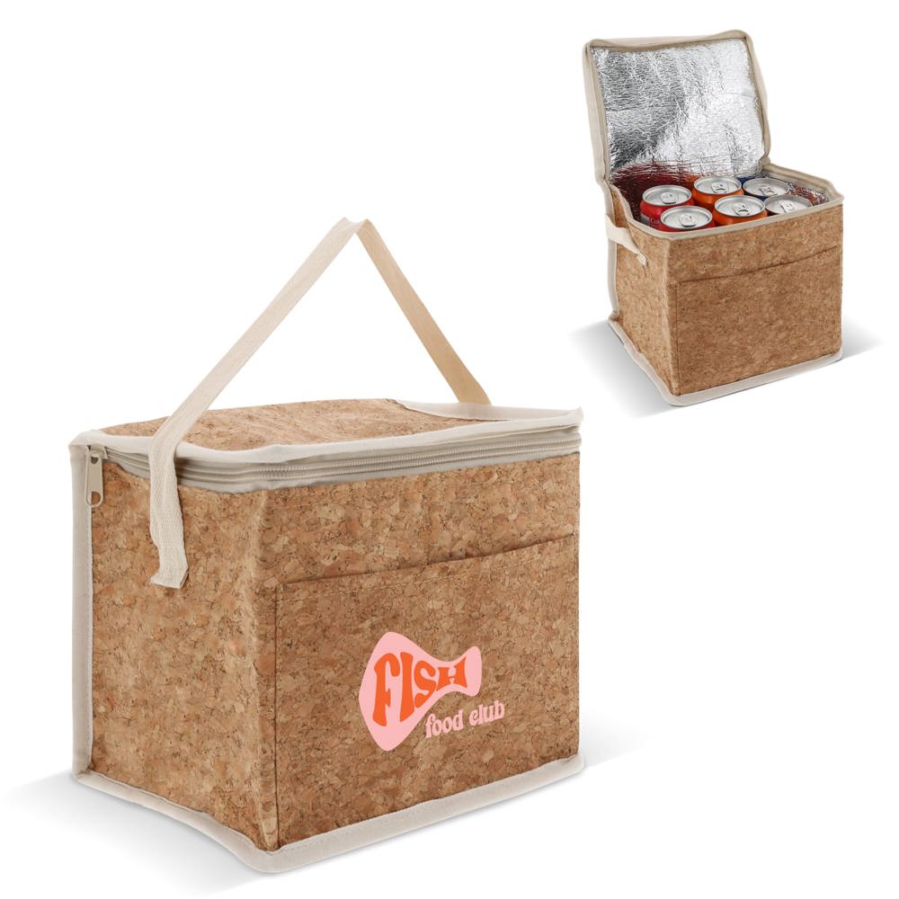Koeltas kurk vierkant 22x18x18cm - met logo of onbedrukt bestellen