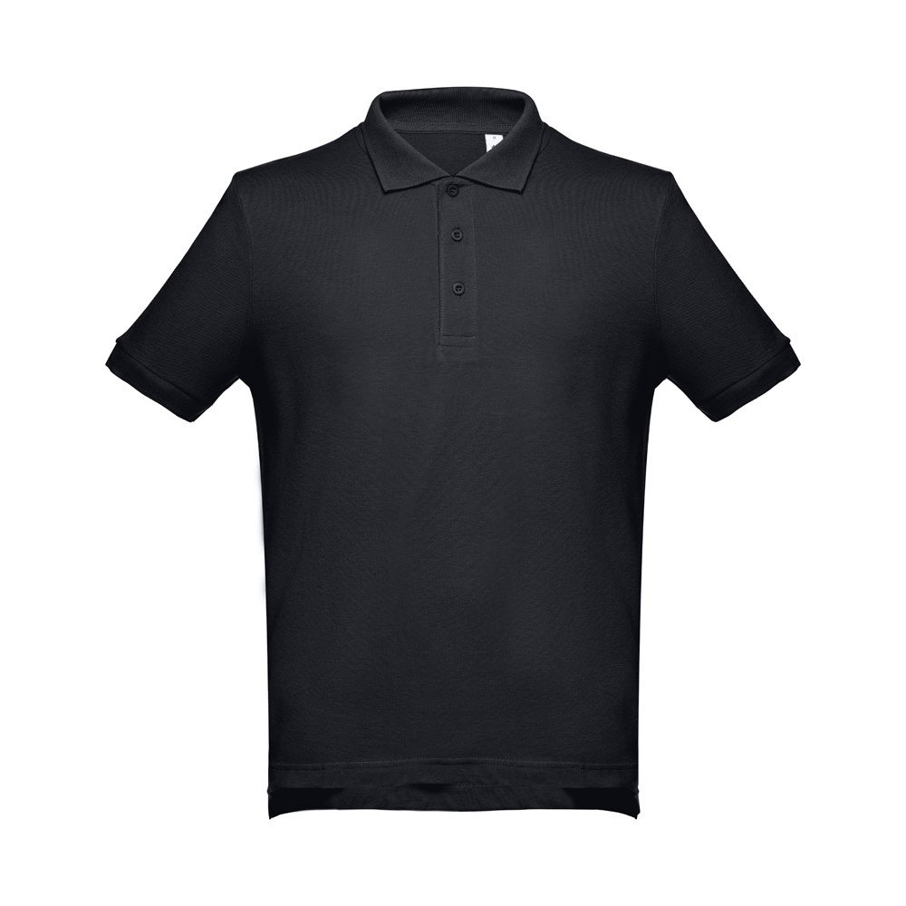 THC ADAM 3XL. Polo t-shirt voor mannen - met logo of onbedrukt bestellen - zwart