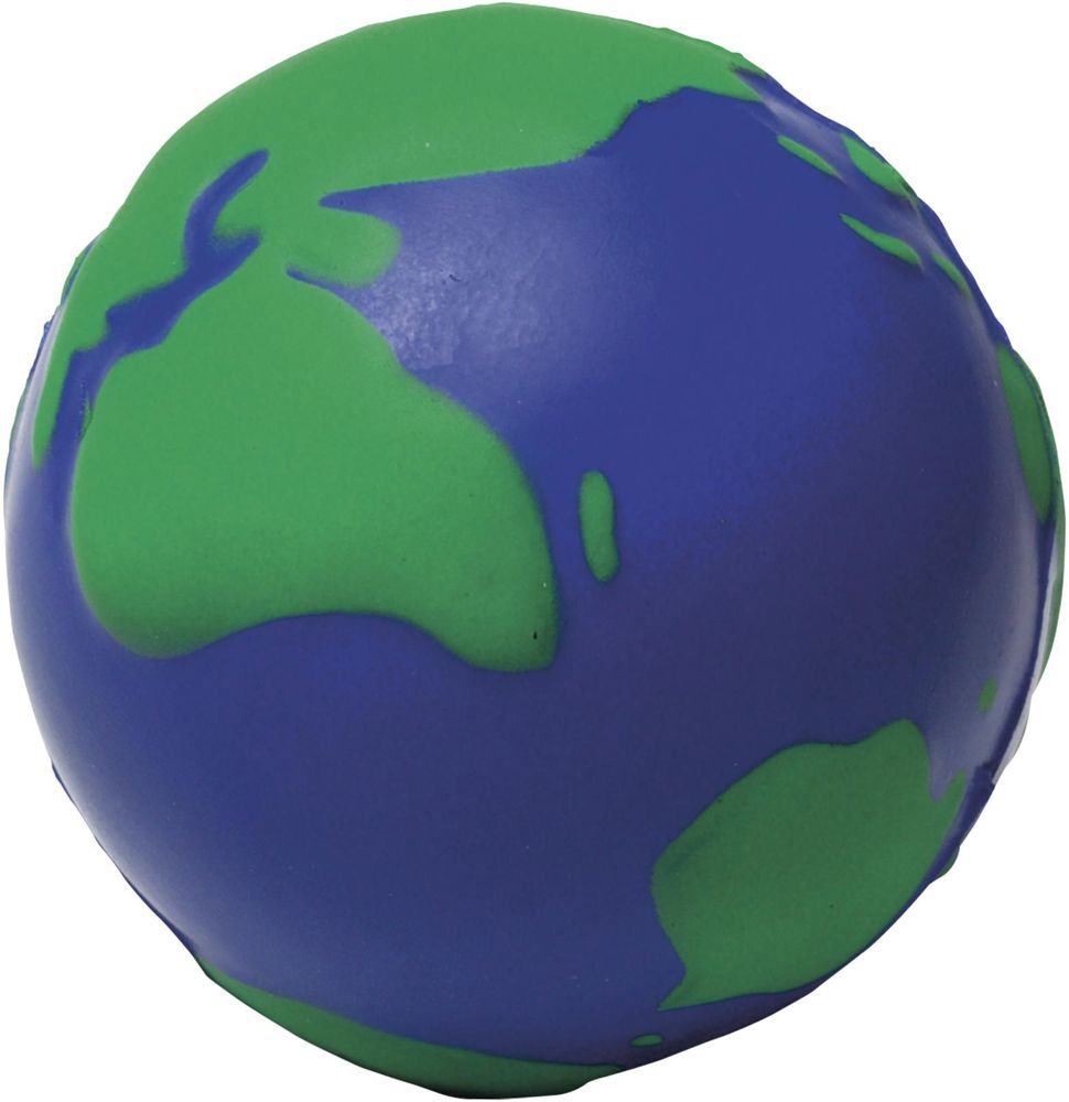 Anti-stress wereldbol Aila - met logo of onbedrukt bestellen