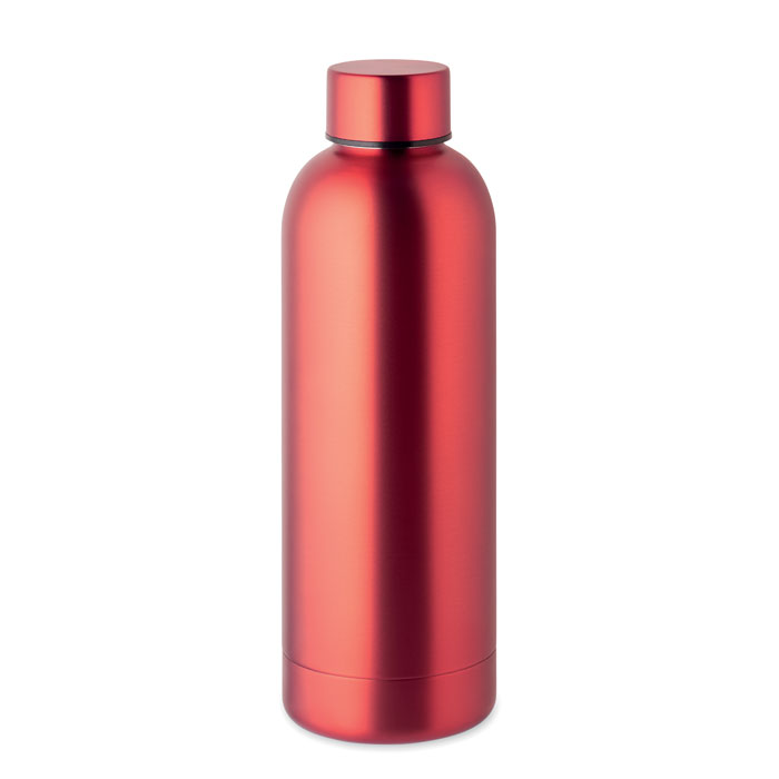 ATHENA - Gerecyclede RVS fles - met logo of onbedrukt bestellen - Rood