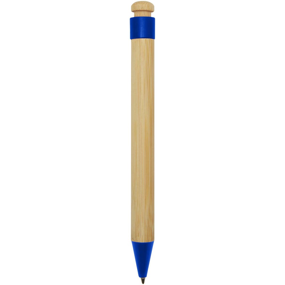Rattan balpen van bamboe en gerecycled plastic (zwarte inkt)