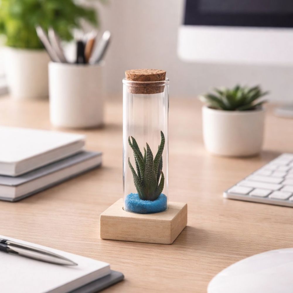Tiny Treasurez® - Single tube & wood, Groen