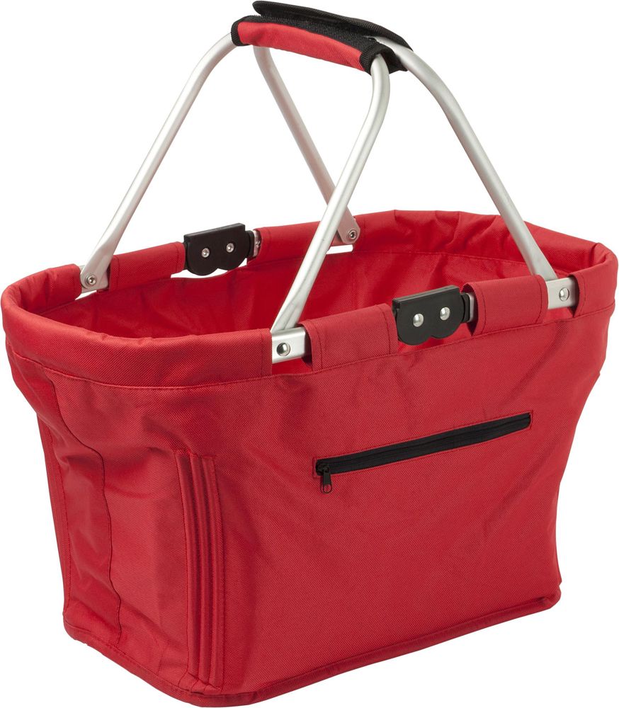 Polyester (600D) boodschappentas Nadine - met logo of onbedrukt bestellen - rood
