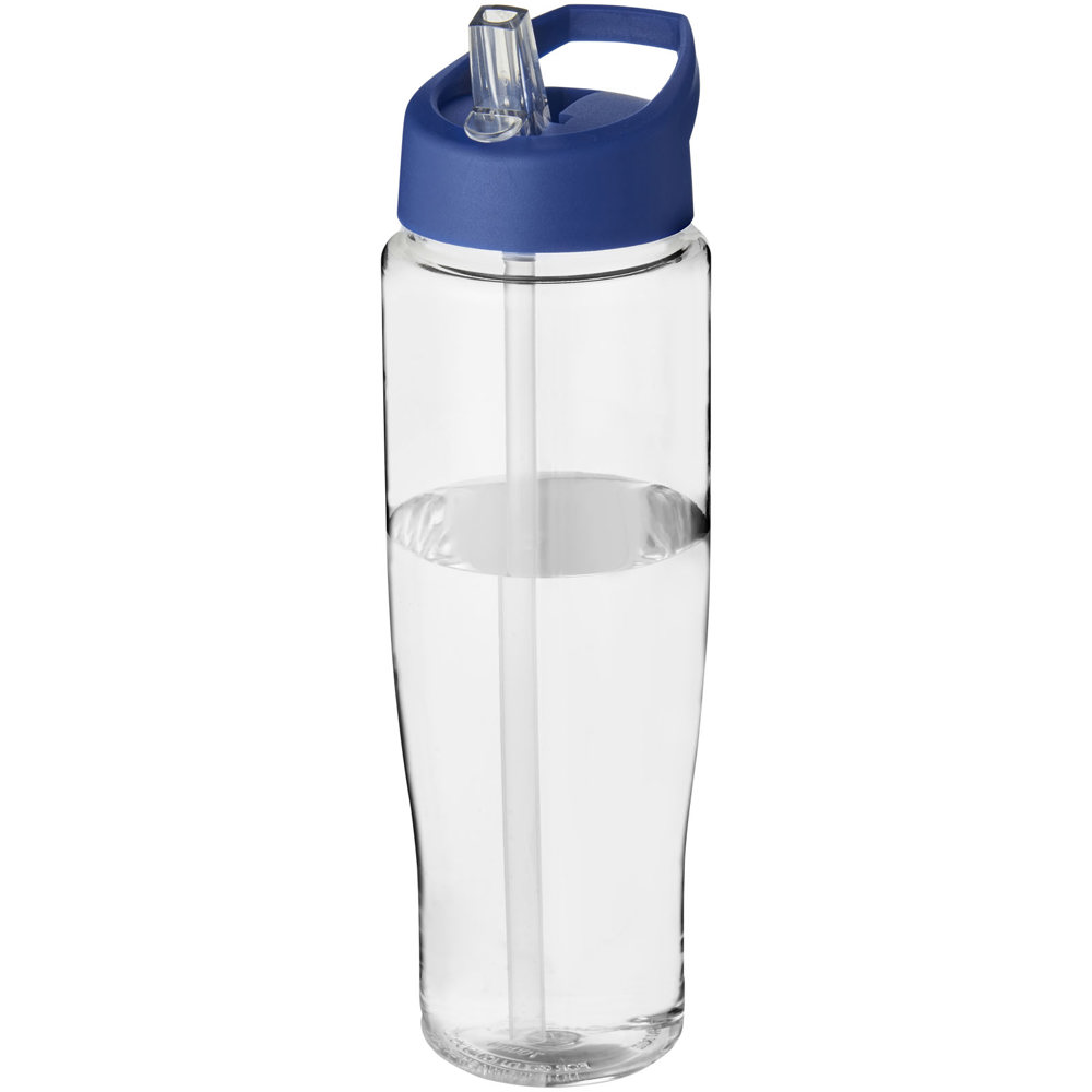 H2O Active® Tempo 700 ml sportfles met fliptuitdeksel - kopen of bedrukken - Transparent, Blauw