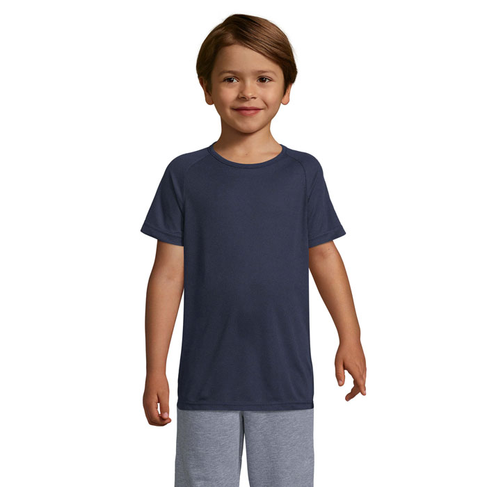 SPORTY KIDS - SPORTY kinder t-shirt 140g - met logo of onbedrukt bestellen - Franse Marine