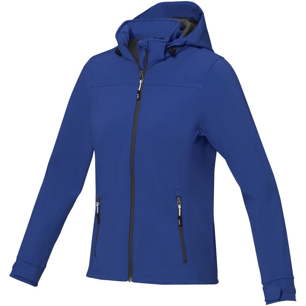 Langley softshell dames jas - kopen of bedrukken - blauw