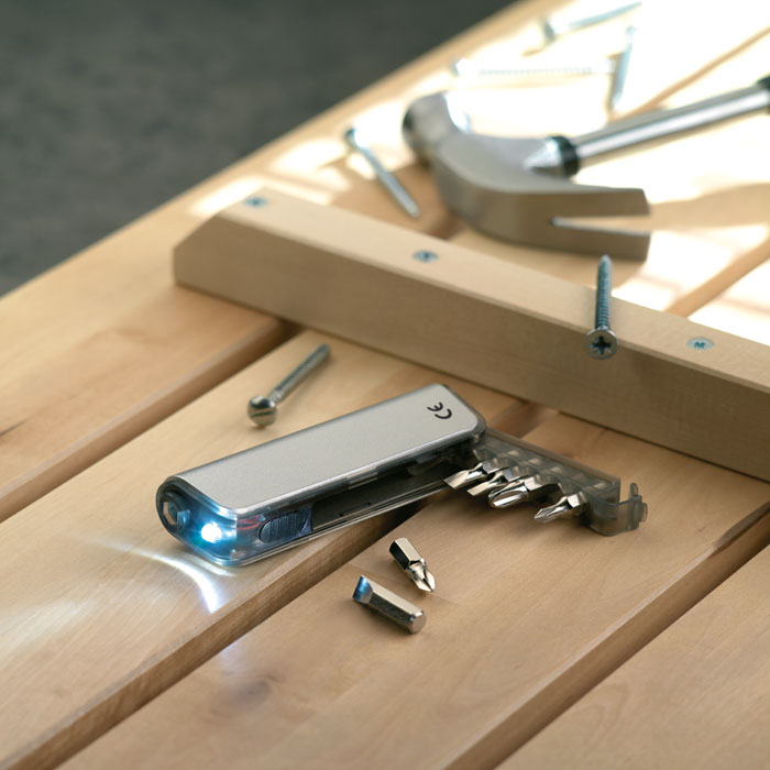 ALUTOOL - Multifunctionele LED-zaklamp - voor bedrijven en relatiegeschenken