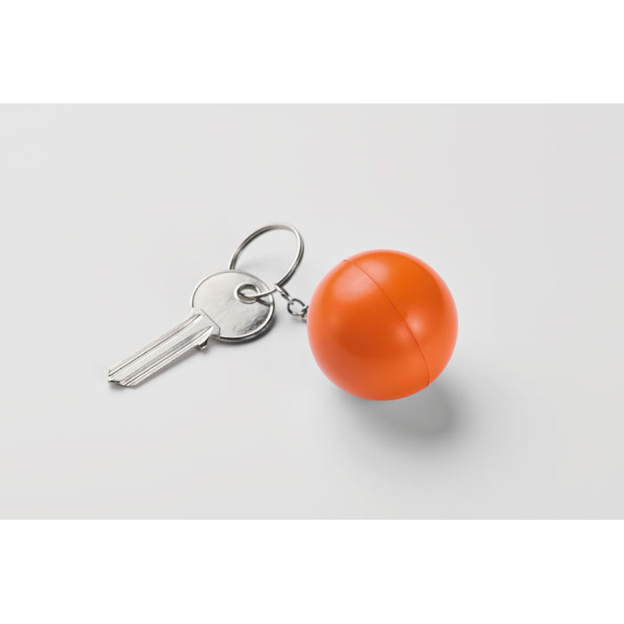 CIRKELY - PU balvormige sleutelhanger