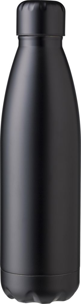 RVS dubbelwandig fles (500 ml) Amara - voor bedrijven en relatiegeschenken - zwart