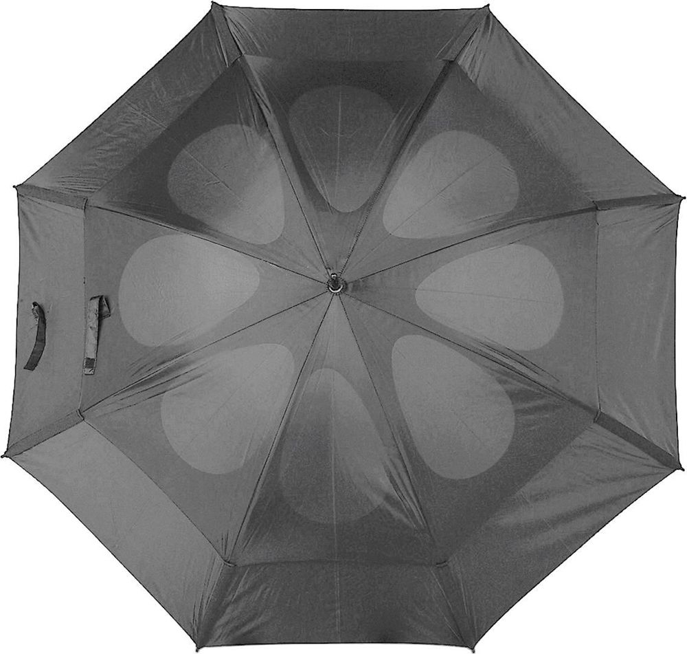Polyester (190T) stormparaplu Debbie - voor bedrijven en relatiegeschenken - Grijs