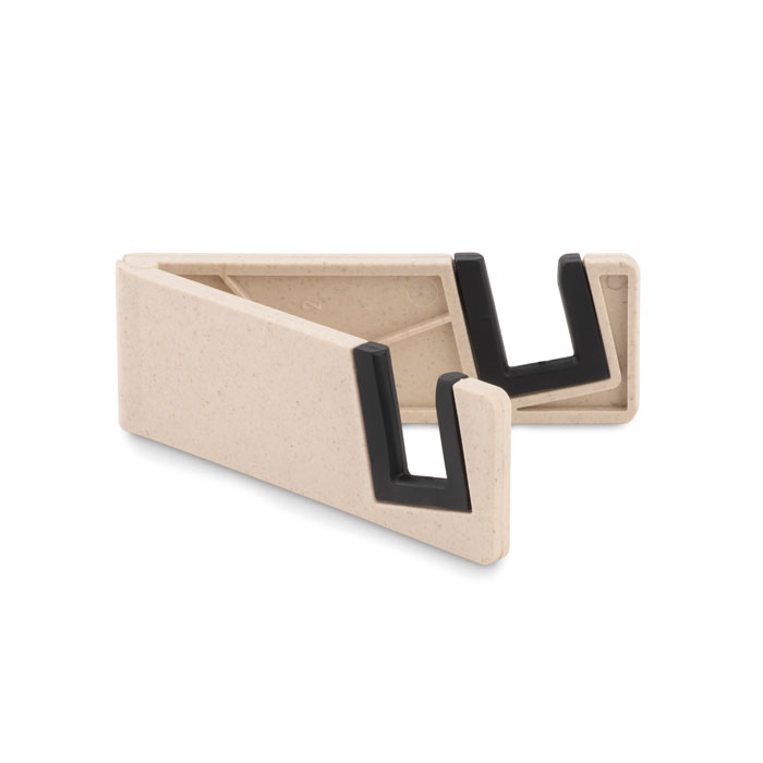 STANDOL+ - Bamboe/ABS telefoonstandaard - kopen of bedrukken - Wit