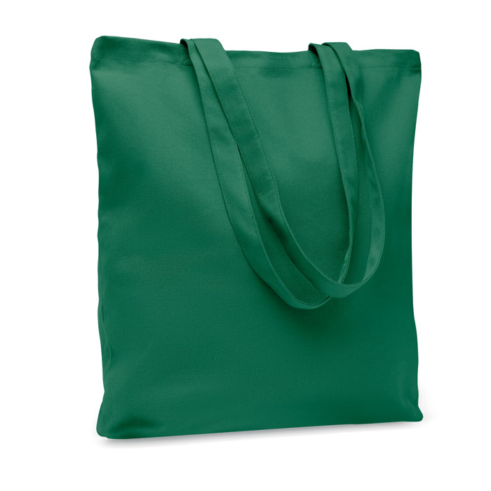 RASSA COLOURED - Stevige canvas boodschappentas - voor bedrijven en relatiegeschenken - Donker Marinegroen