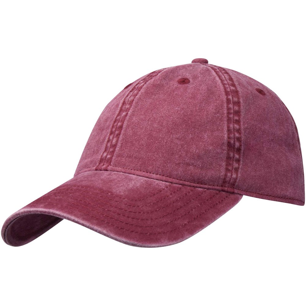 Grafton 6 panel gewassen cap - kopen of bedrukken - Bourgondisch
