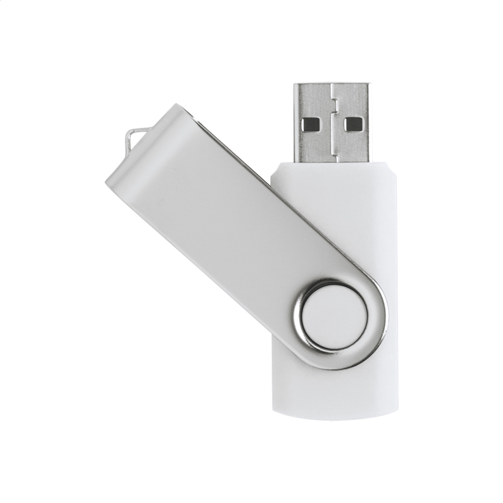 TwistDrive - USB-stick - kopen of bedrukken - 8GB-wit