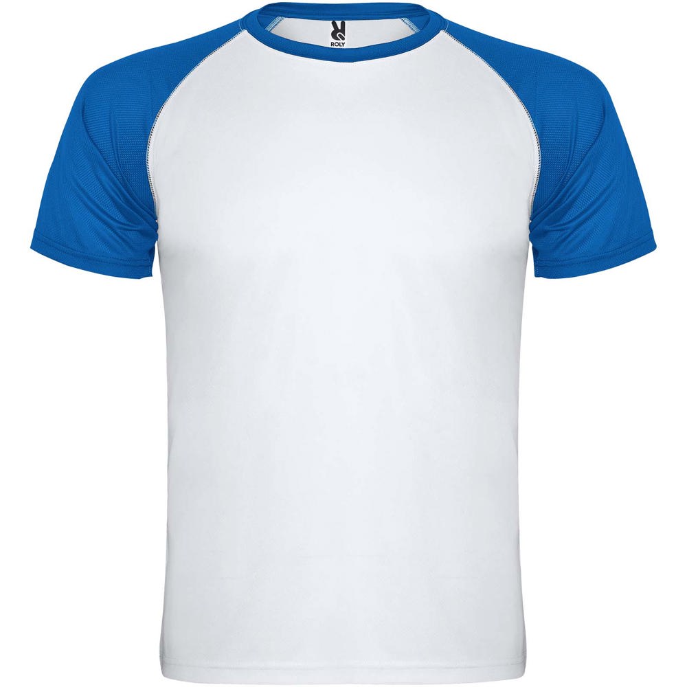 Indianapolis unisex sportshirt met korte mouwen - bedrukt of onbedrukt verkrijgbaar - Wit, Koningsblauw