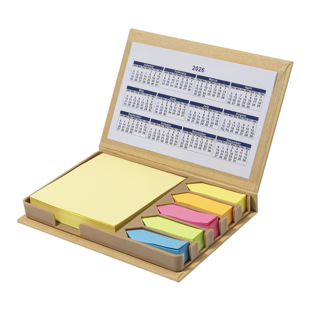 Calenot - kalender sticky notitieblok - kopen of bedrukken