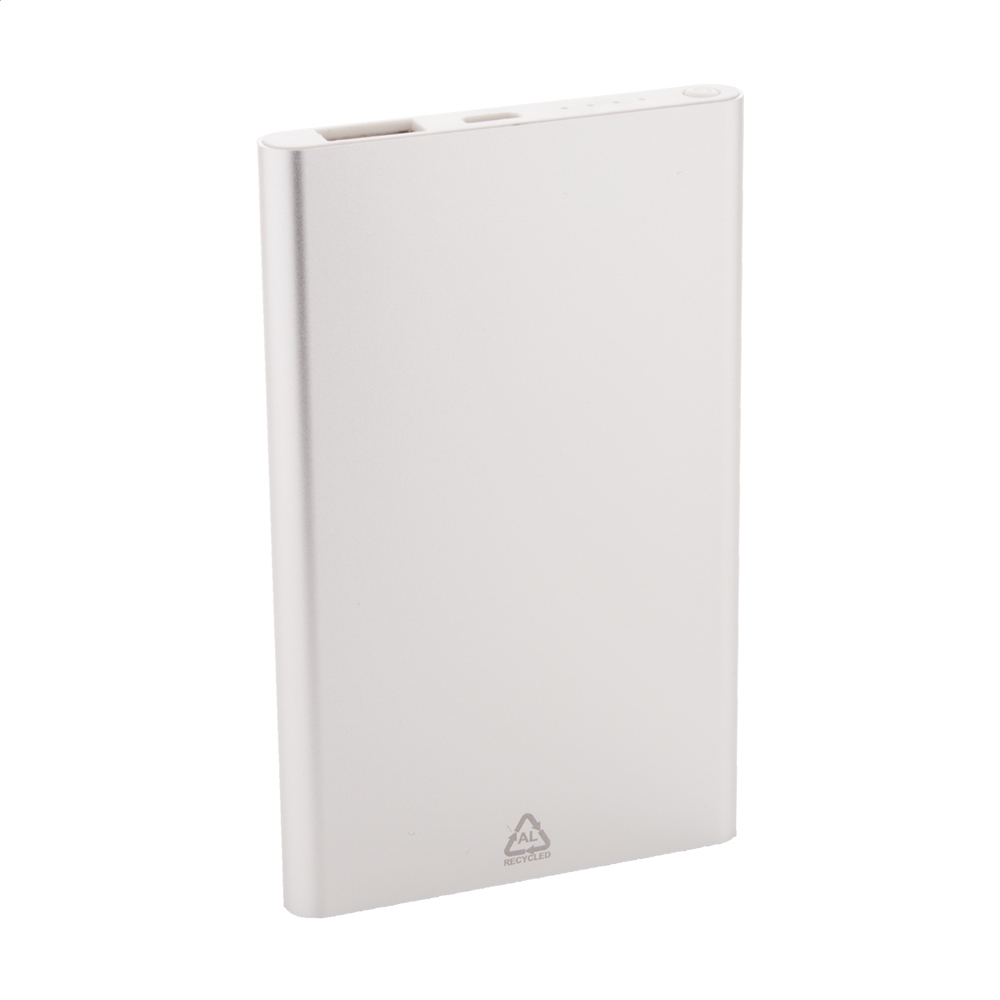 RaluFour - powerbank - bedrukt of onbedrukt verkrijgbaar - zilver