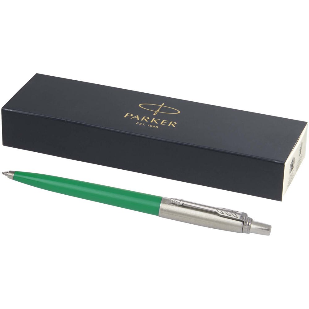 Parker Jotter gerecyclede balpen (blauwe inkt) - bedrukt of onbedrukt verkrijgbaar - groen