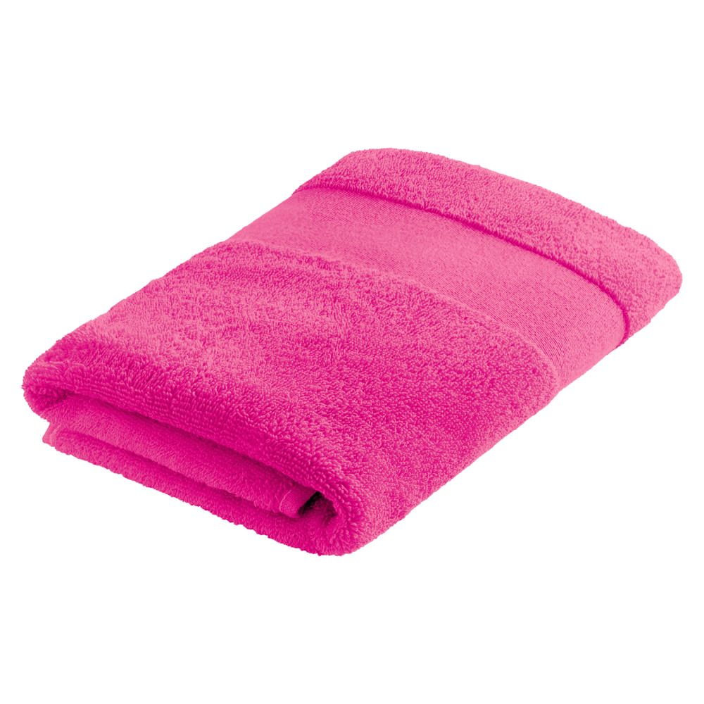 Sophie Muval handdoek 100x50 cm, 450 gr/m² - met logo of onbedrukt bestellen - Roze (PMS 212c) / Roze