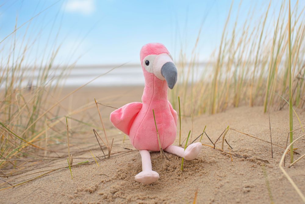 Pluche flamingo Alicia