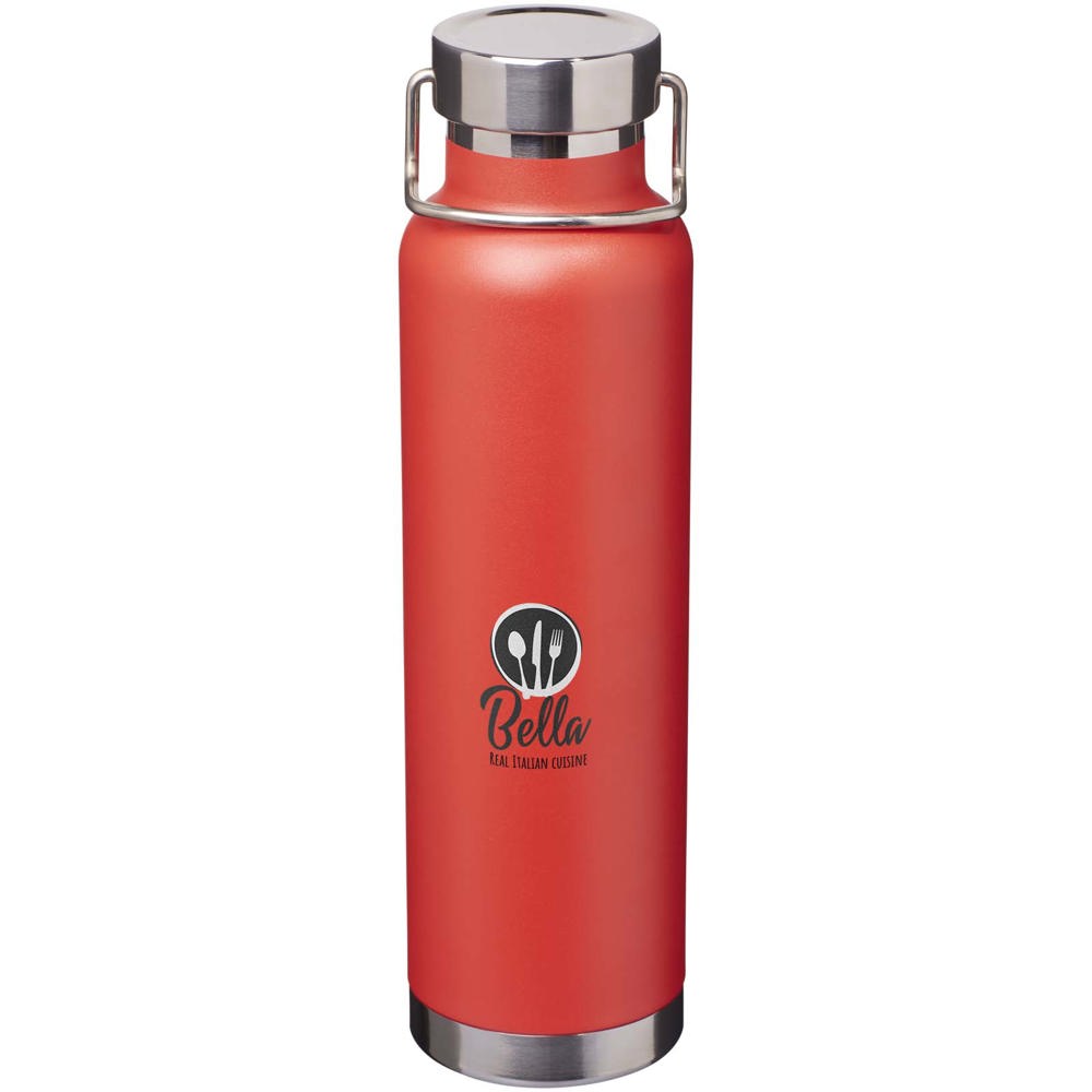 Thor 650 ml RCS gecertificeerde gerecyclede roestvrijstalen koperen vacuüm geïsoleerde waterfles 