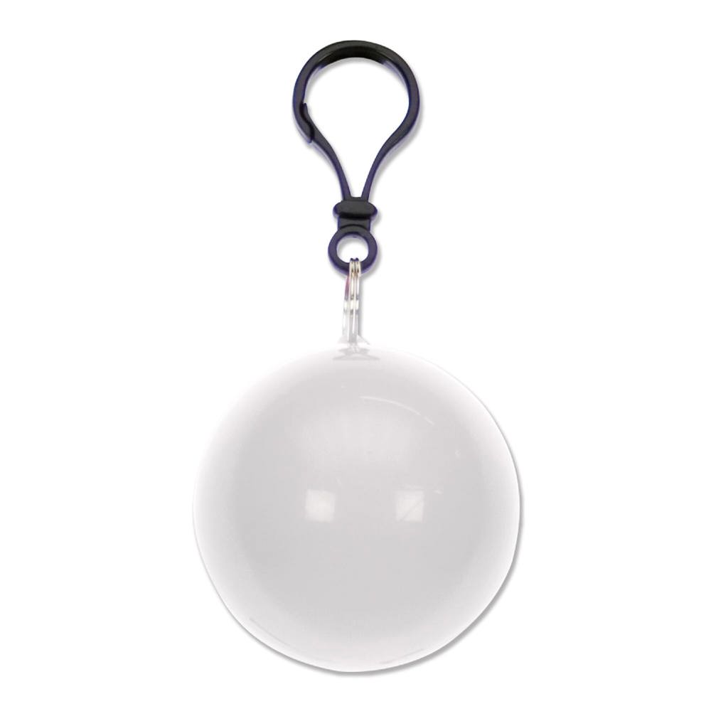 Bal met regenponcho - kopen of bedrukken - Wit
