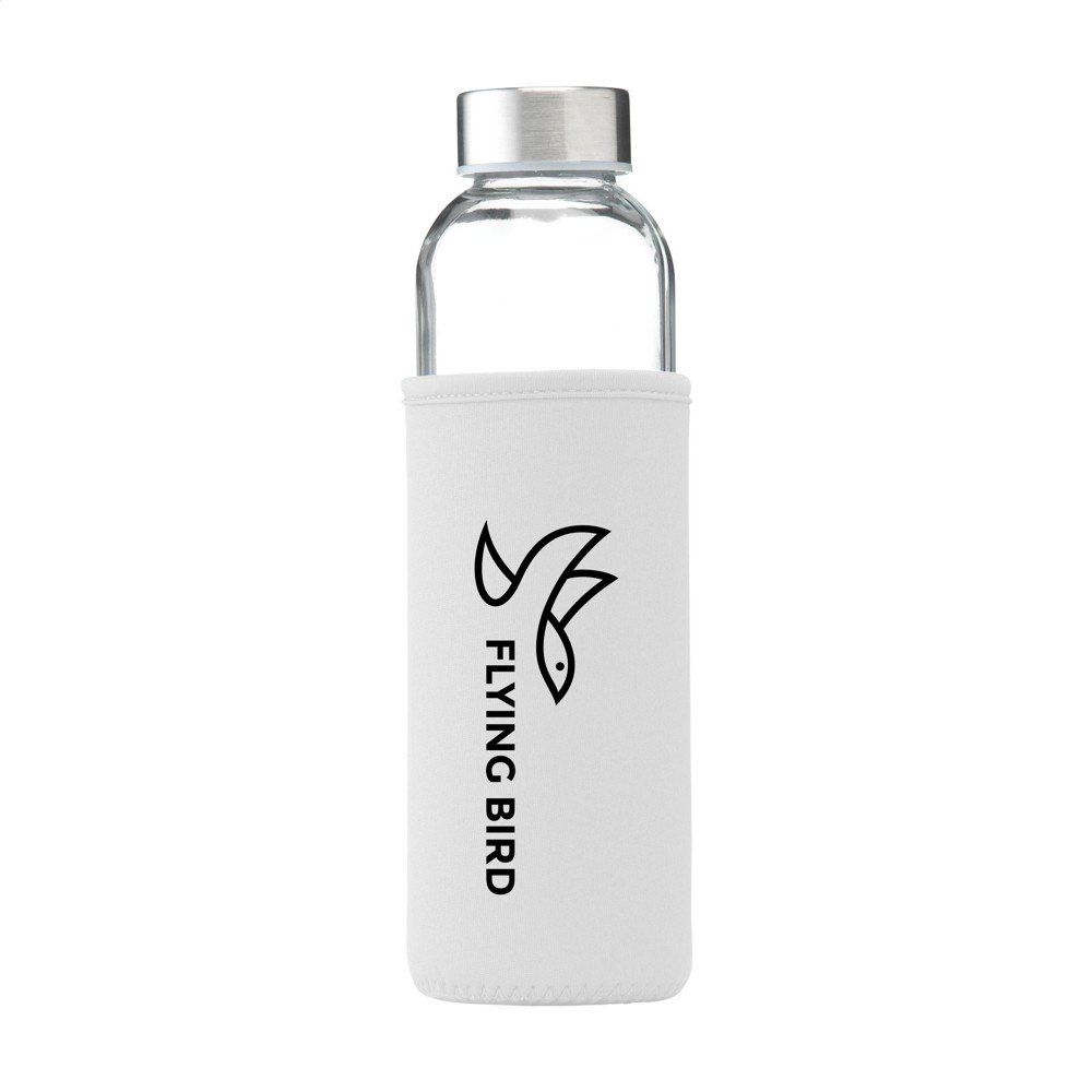 Senga Glass 500 ml drinkfles - wit